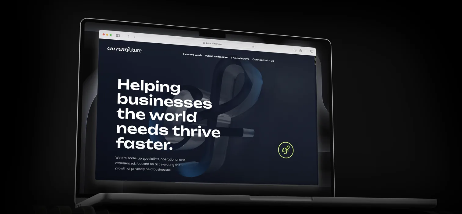 A bold website direction