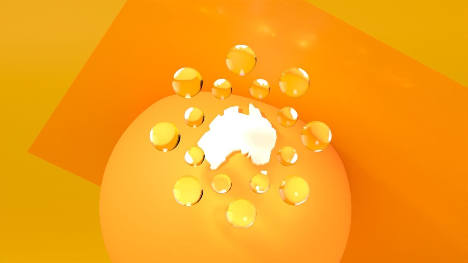 3D brand-element renders, image 3 of 4